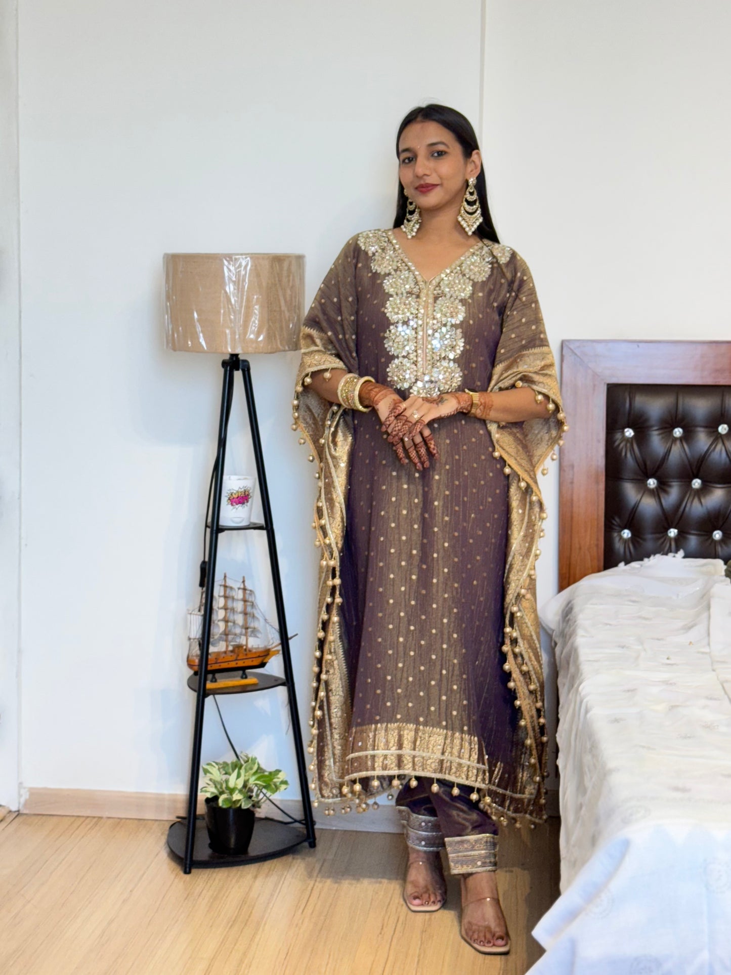 #MBA2019 Mirror kaftan set- Purple