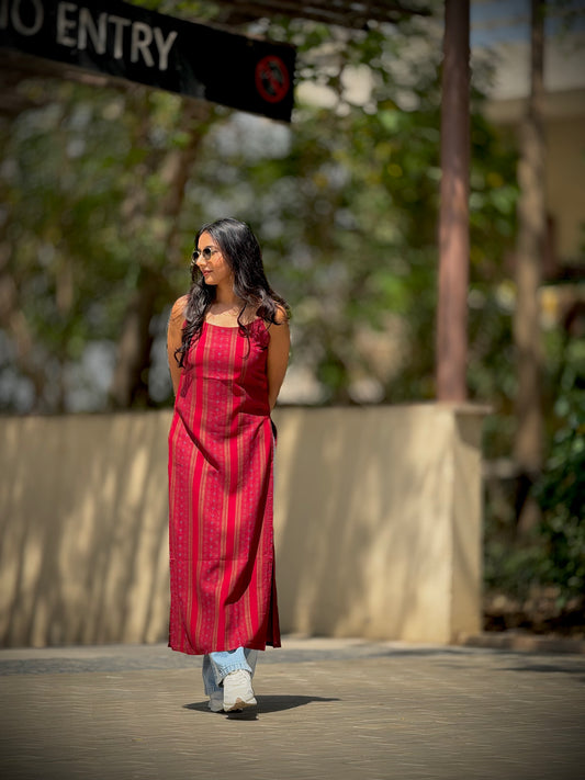 #MBA1914 Nazm Collection- Maroon Kurti