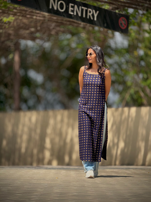 #MBA1916 Nazm Collection- Navy Blue