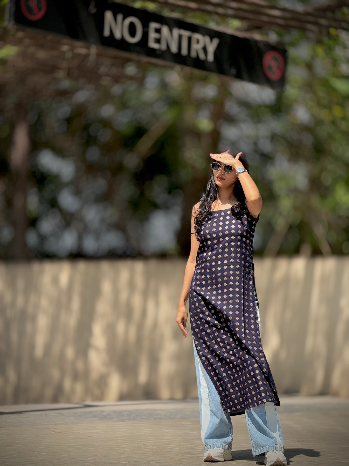 #MBA1916 Nazm Collection- Navy Blue