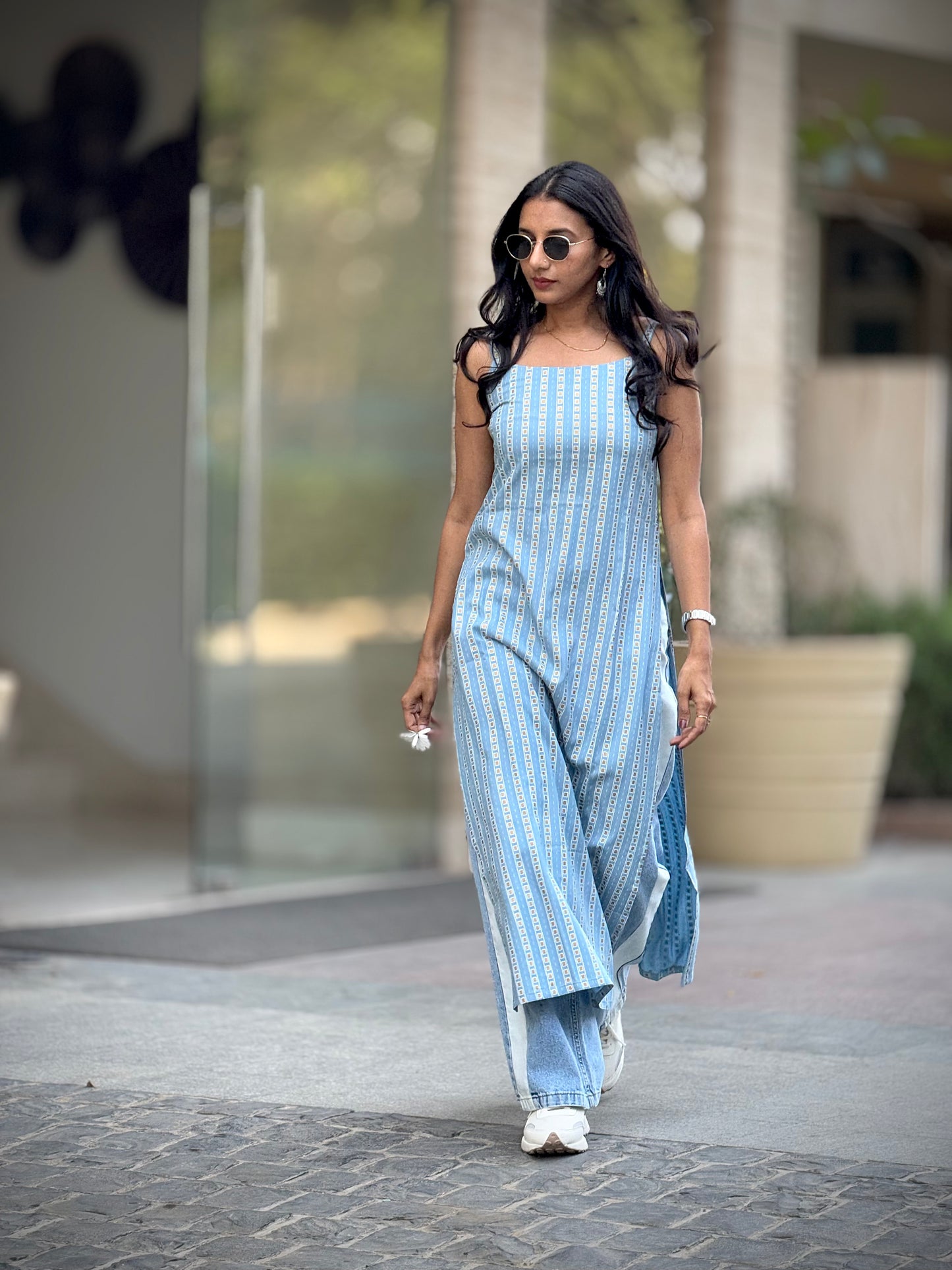 #MBA1916 Nazm Collection- Powder blue