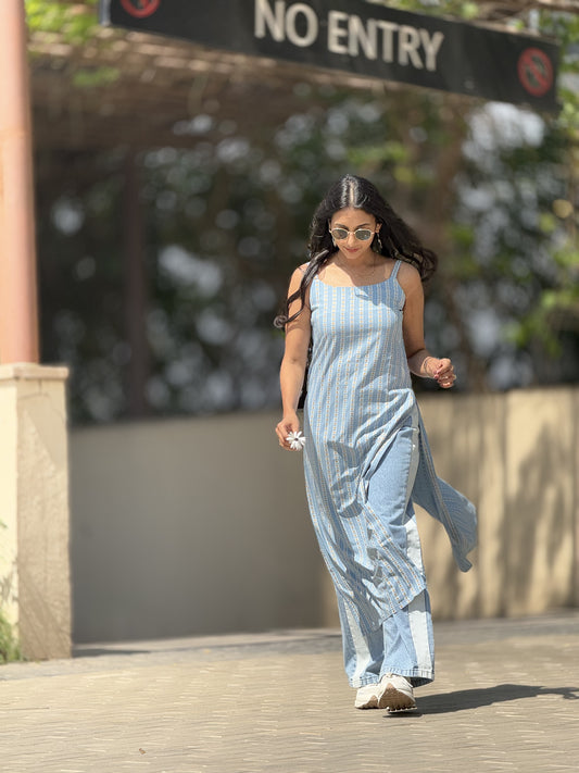 #MBA1916 Nazm Collection- Powder blue