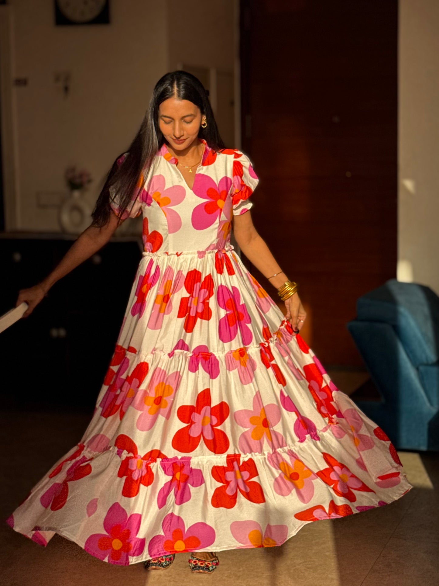 #MBA1962 Blossom poppy dress