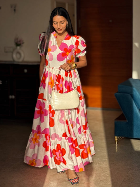 #MBA1962 Blossom poppy dress