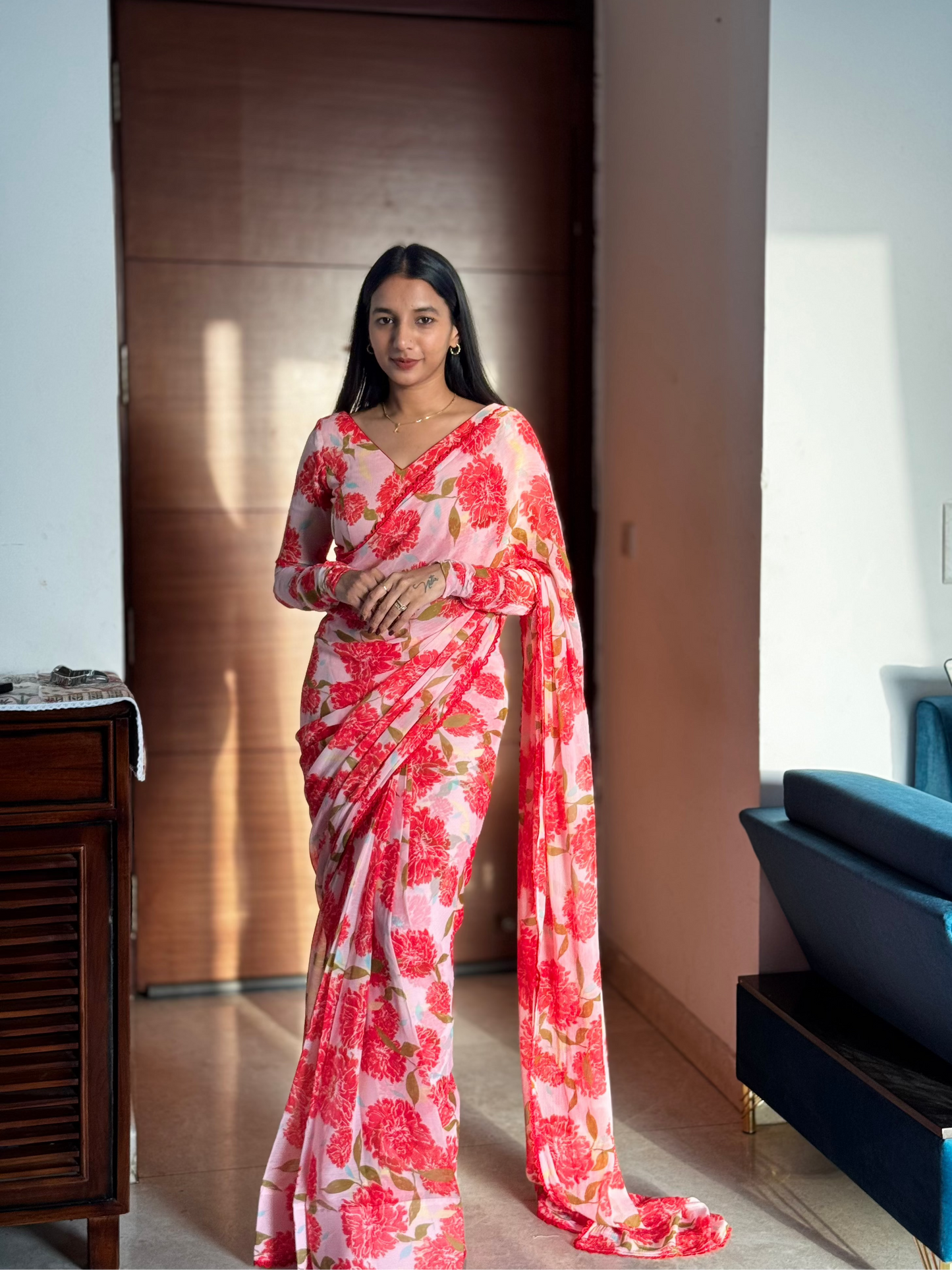 #MBA1961 Gulbahar 1 min saree and blouse