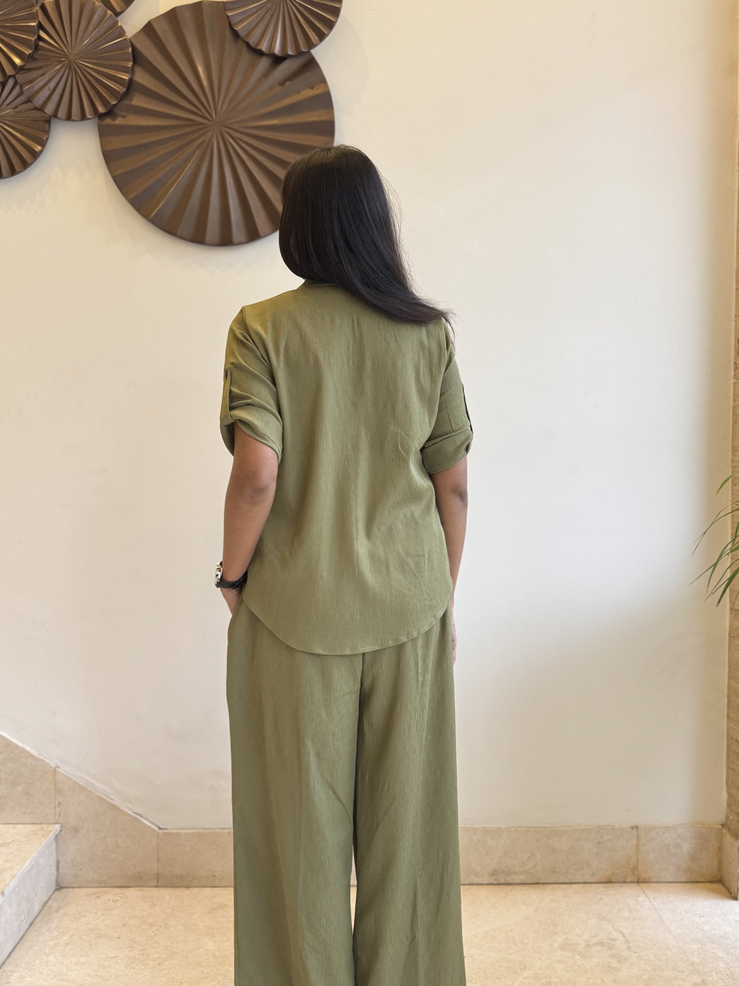 #MBA1809 Casual coord set- Pistachio