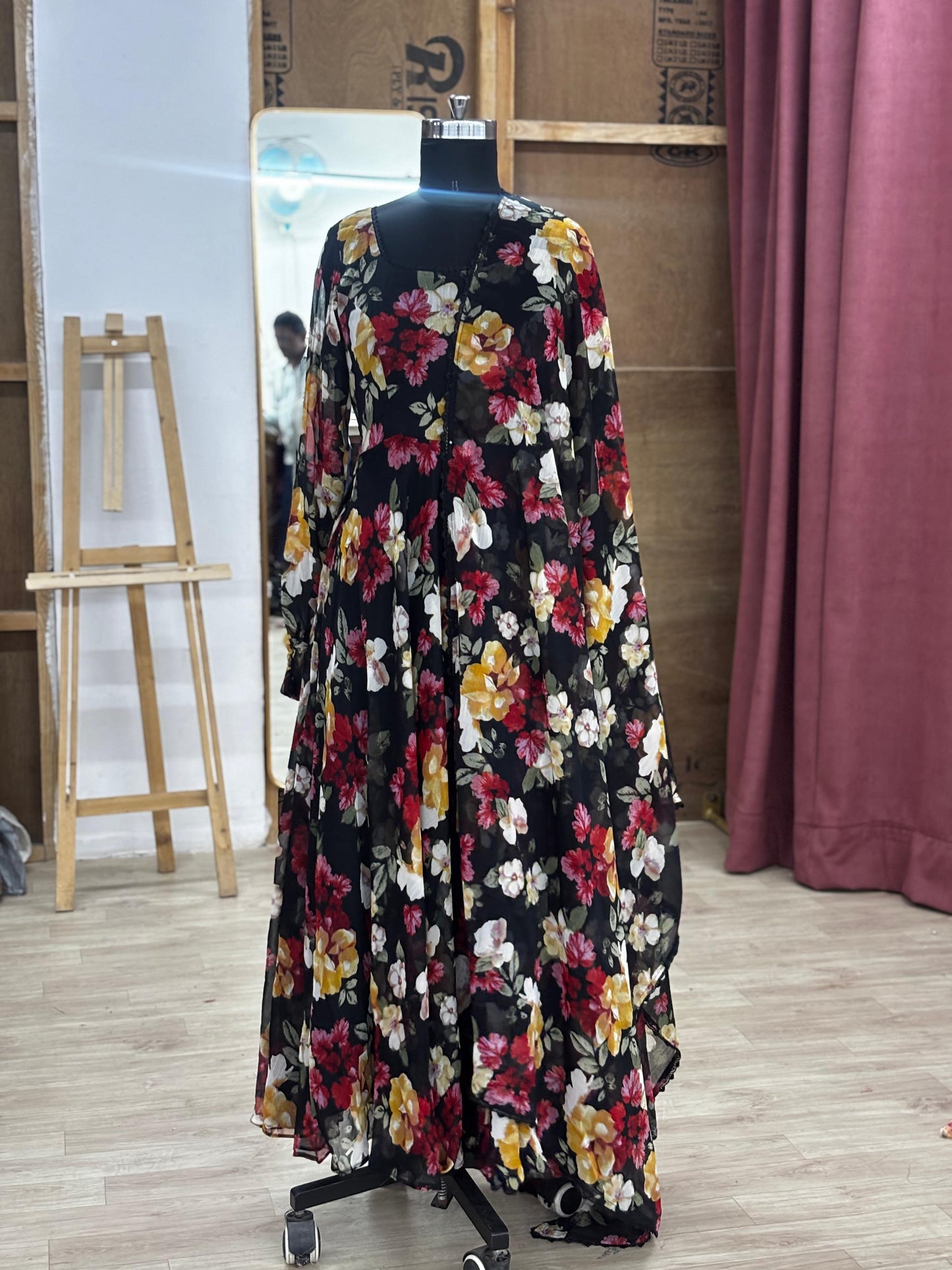 anarkali with dupatta