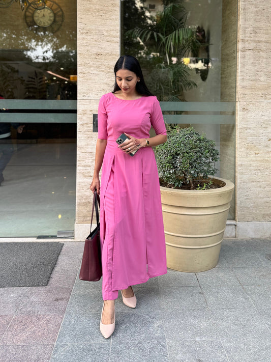 #MBA2074 Formal coord set- Blush pink