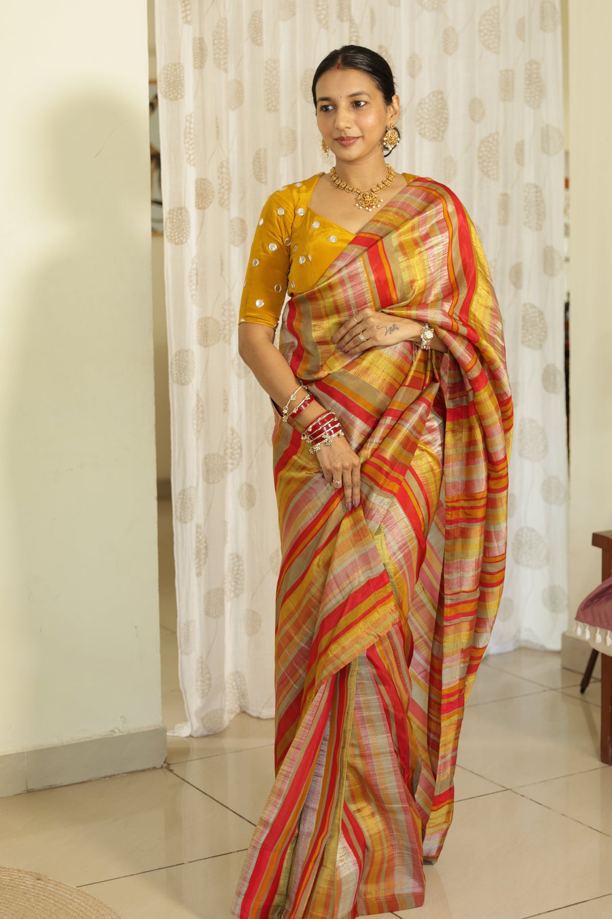 Rekha 1 min saree and blouse