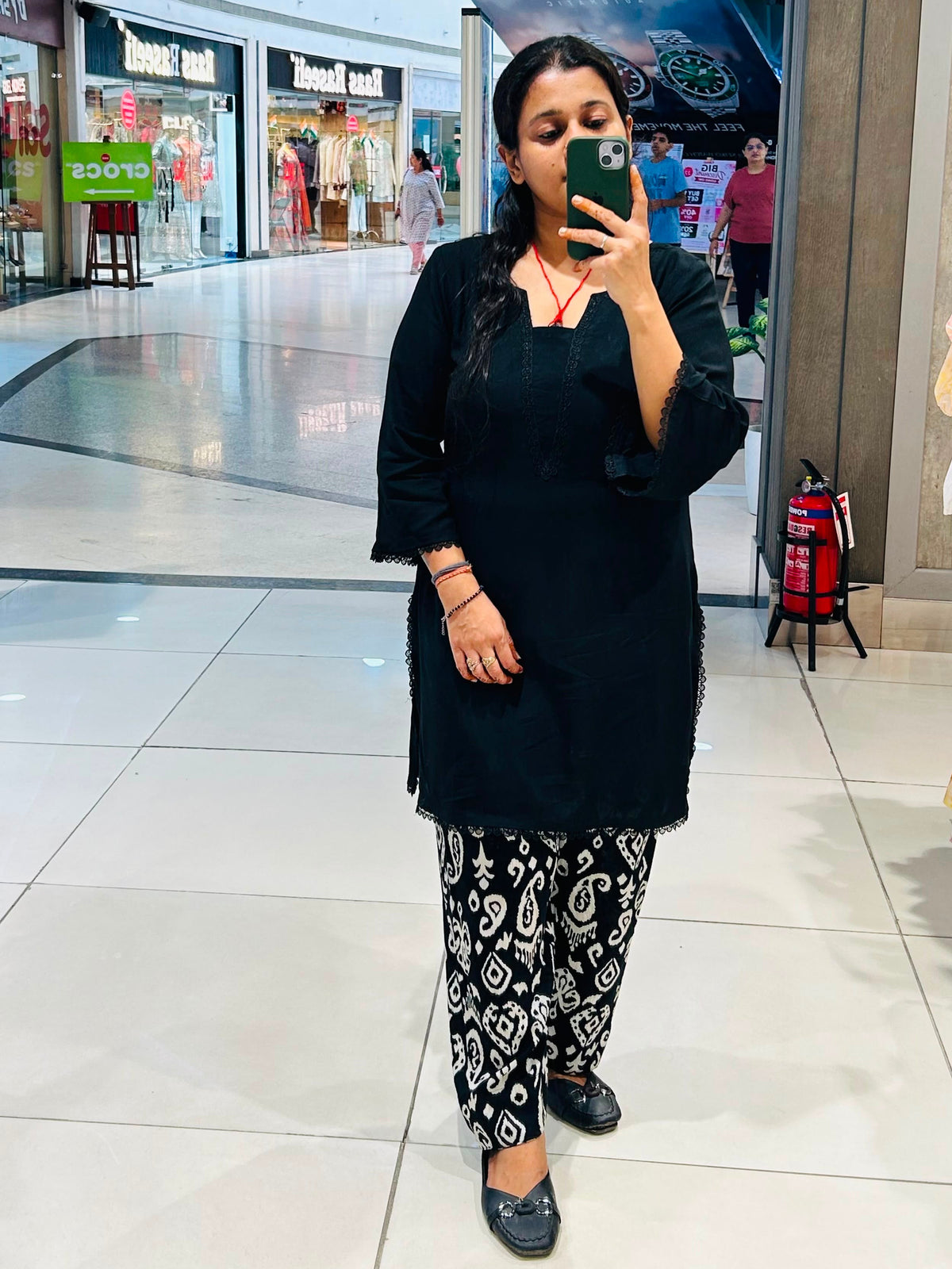 #MBA2157 Black Farsi salwar set