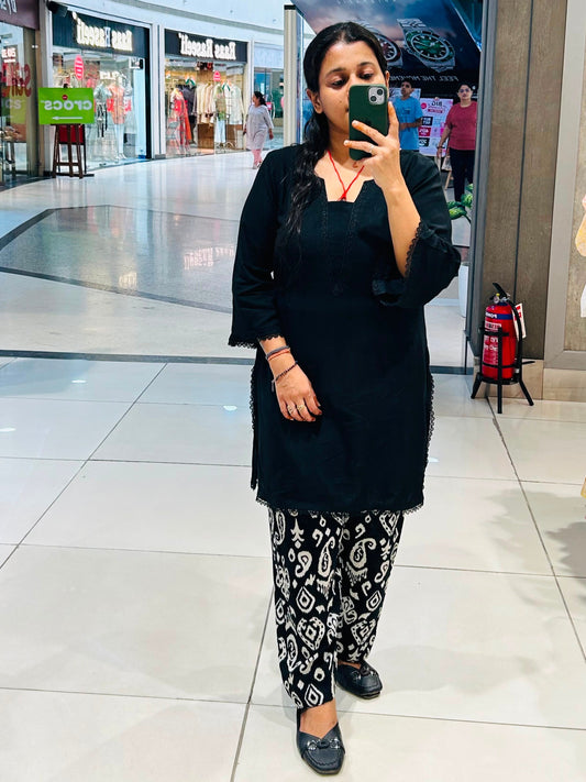 #MBA2157 Black Farsi salwar set