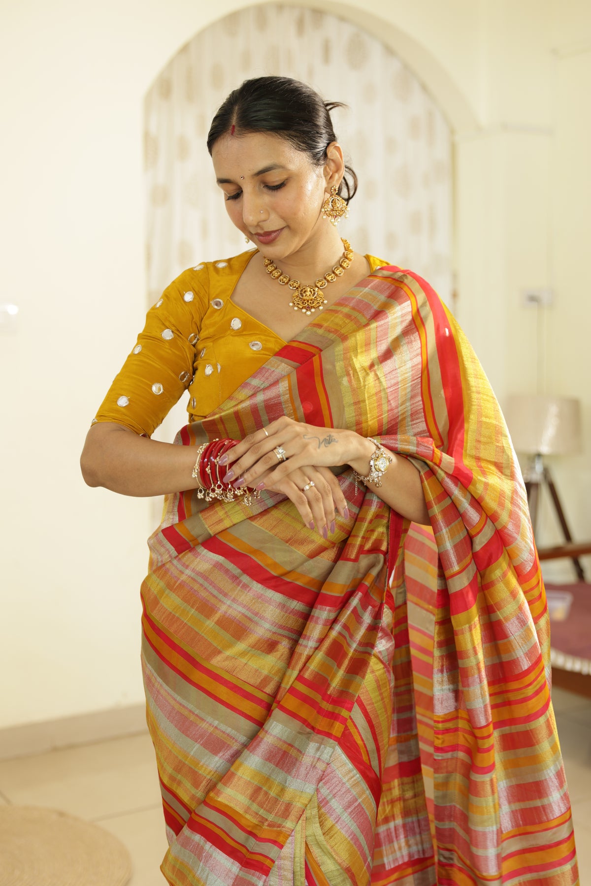 Rekha 1 min saree and blouse