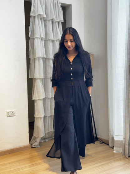 #MBA2011 A-line chic KurtI- Black