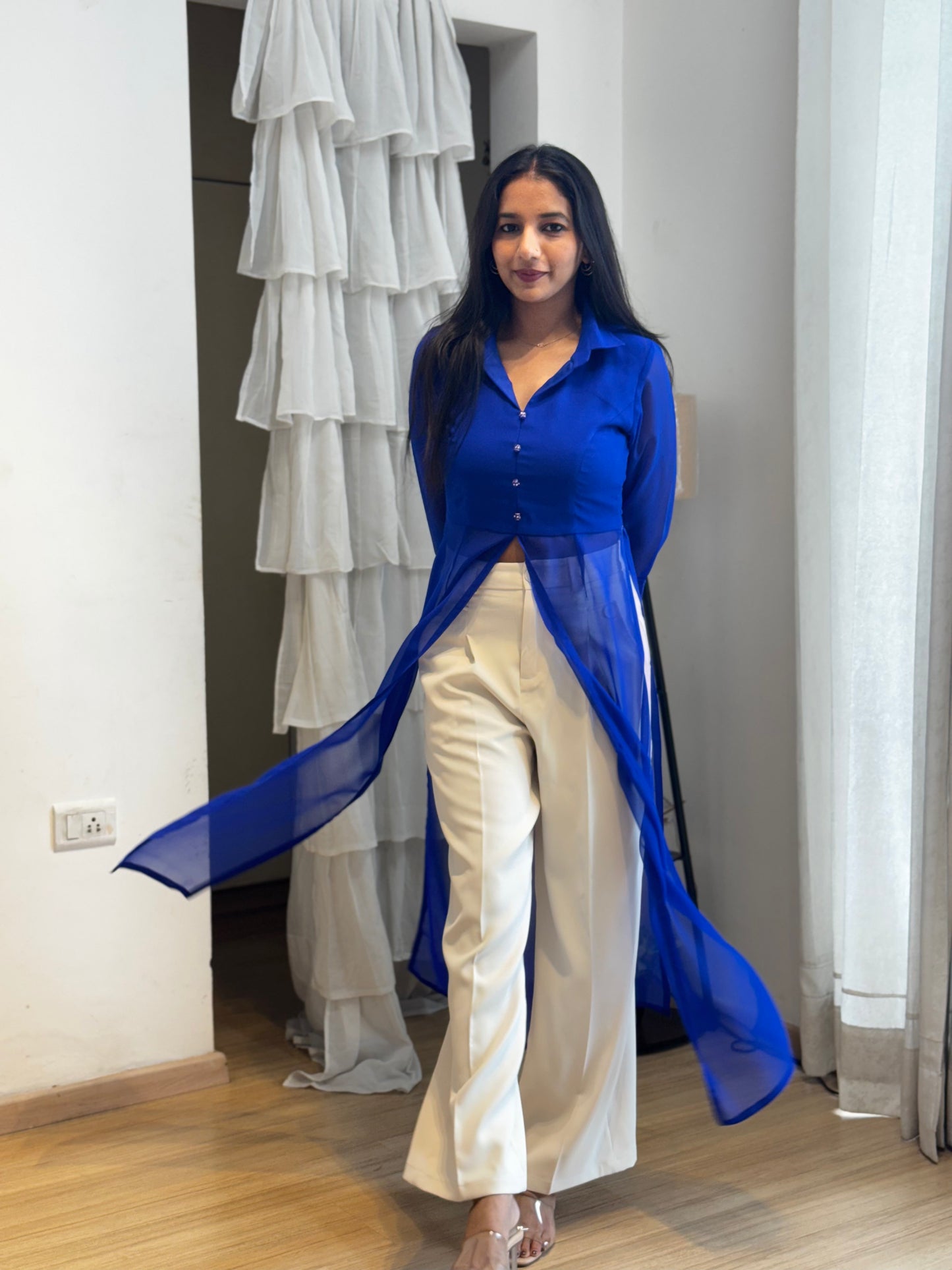 #MBA2013 A-line chic KurtI- Royal blue