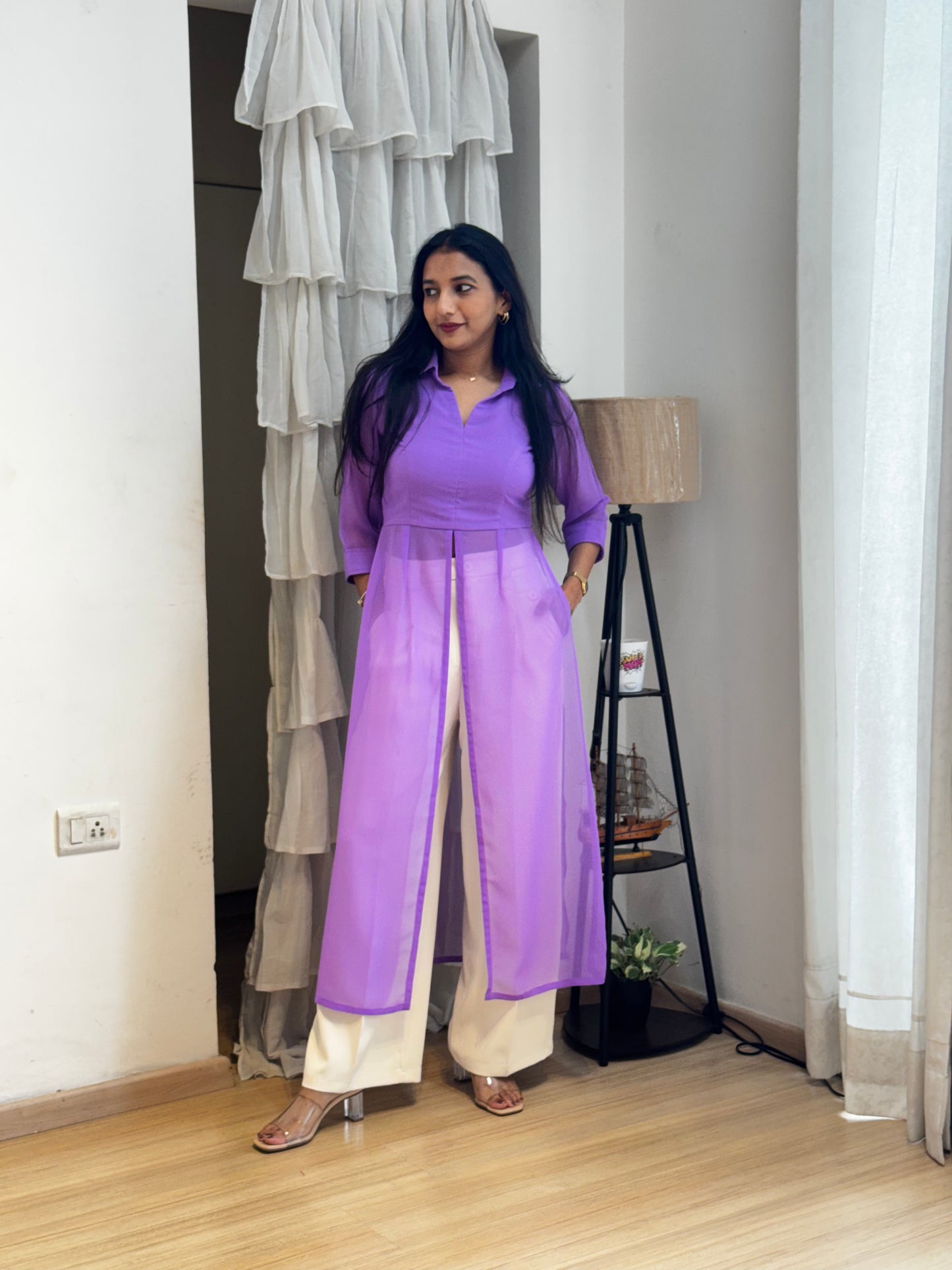 #MBA2012 A-line chic KurtI- Lavender