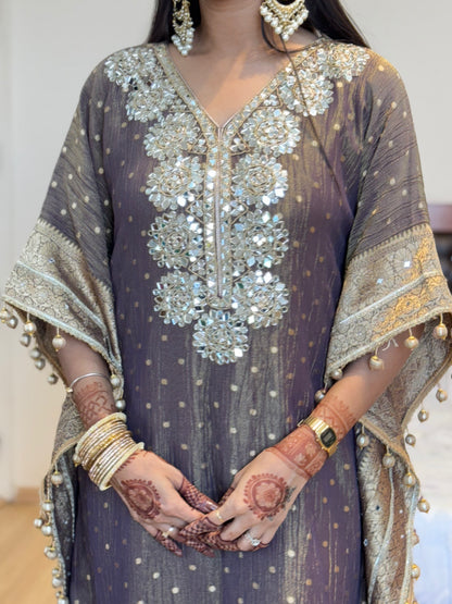 #MBA2019 Mirror kaftan set- Purple