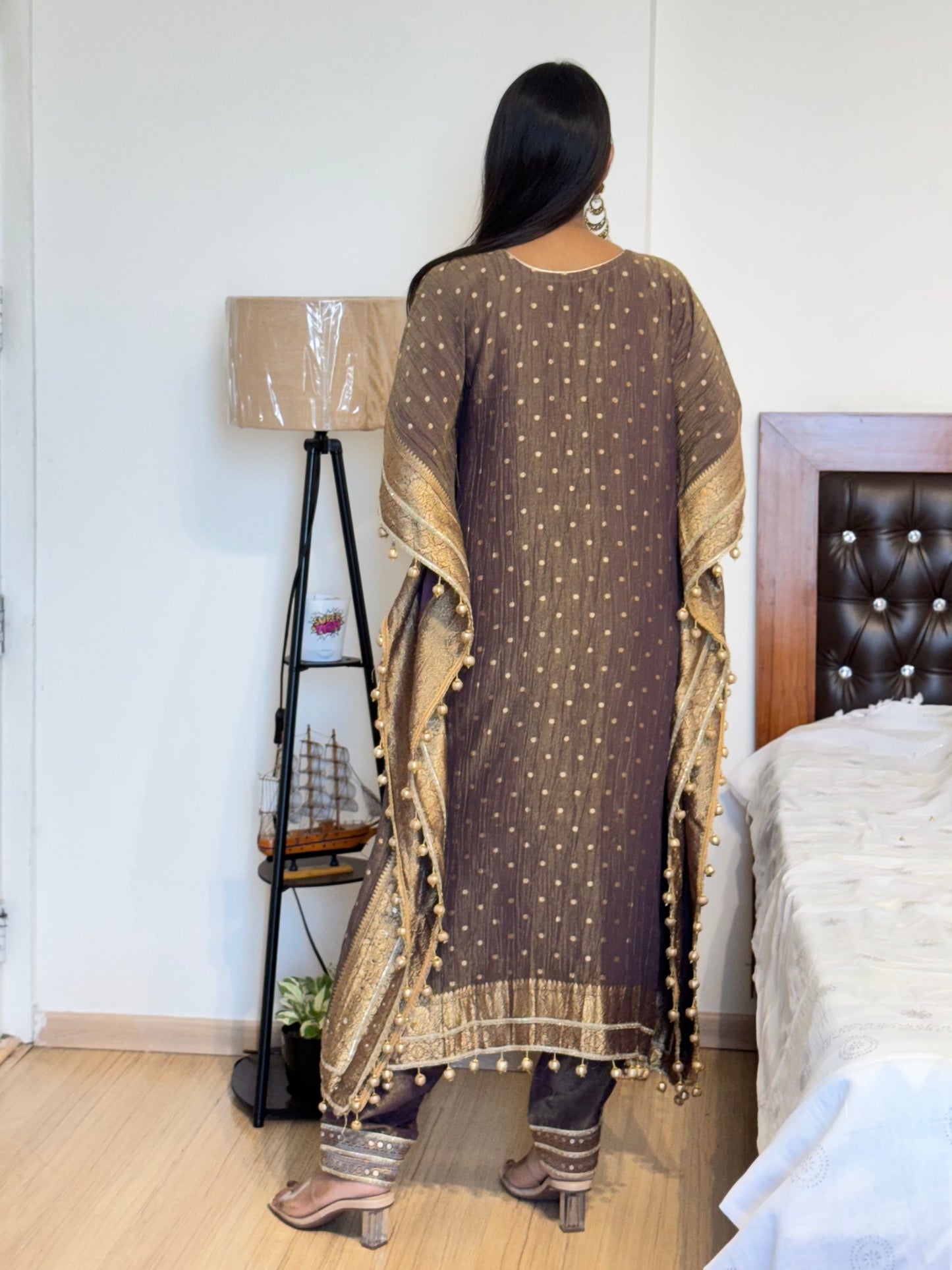 #MBA2019 Mirror kaftan set- Purple