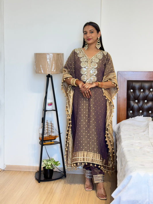 #MBA2019 Mirror kaftan set- Purple