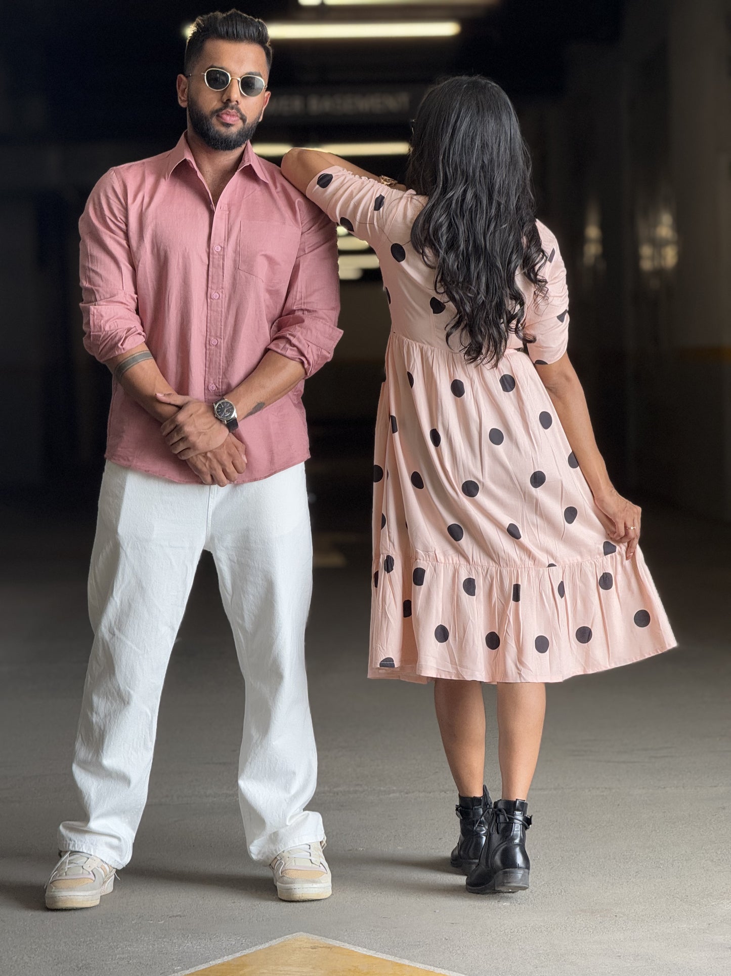 #MBA1899 Men's Pure Linen shirt- Rosewood