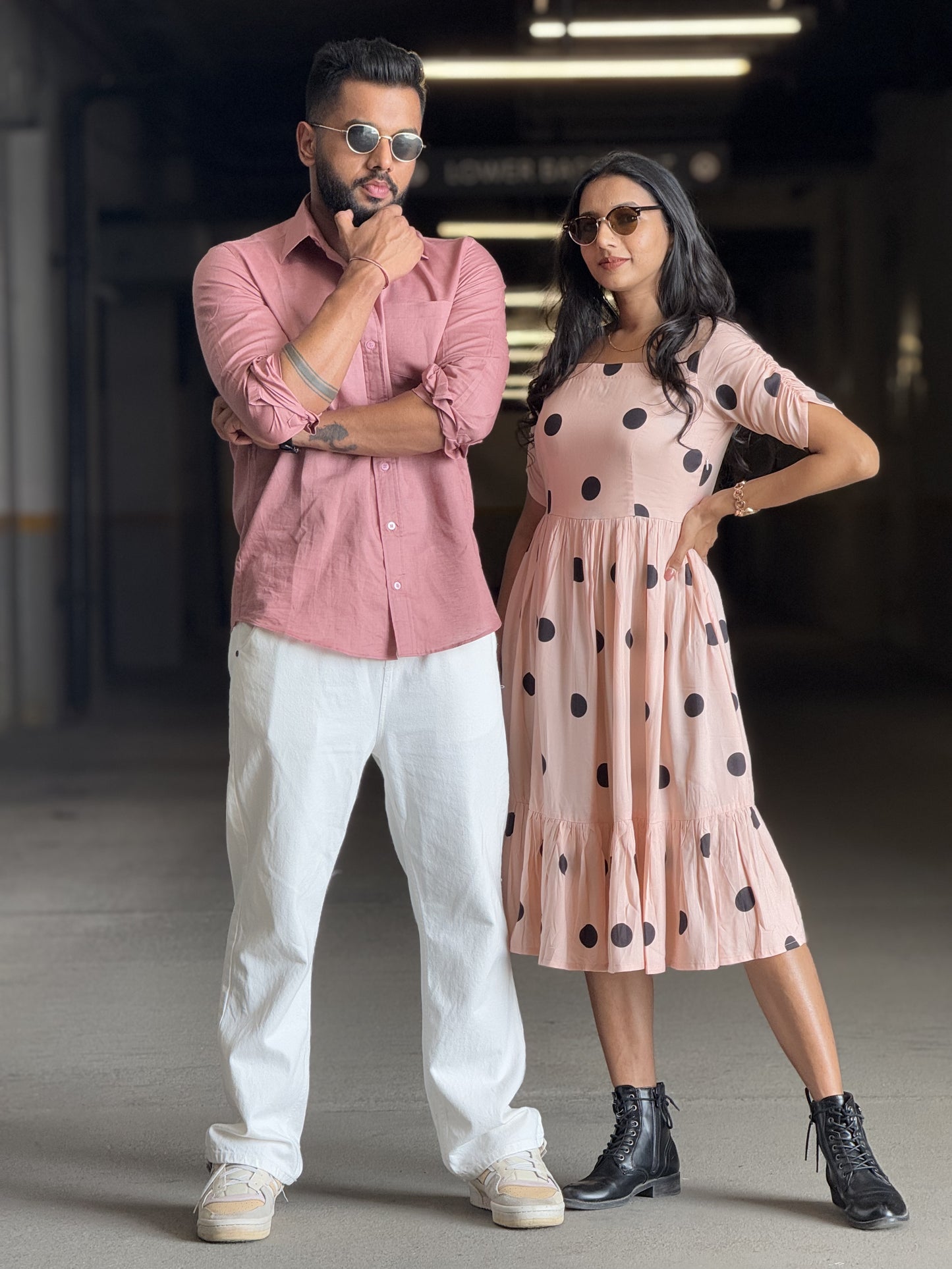 #MBA1899 Men's Pure Linen shirt- Rosewood