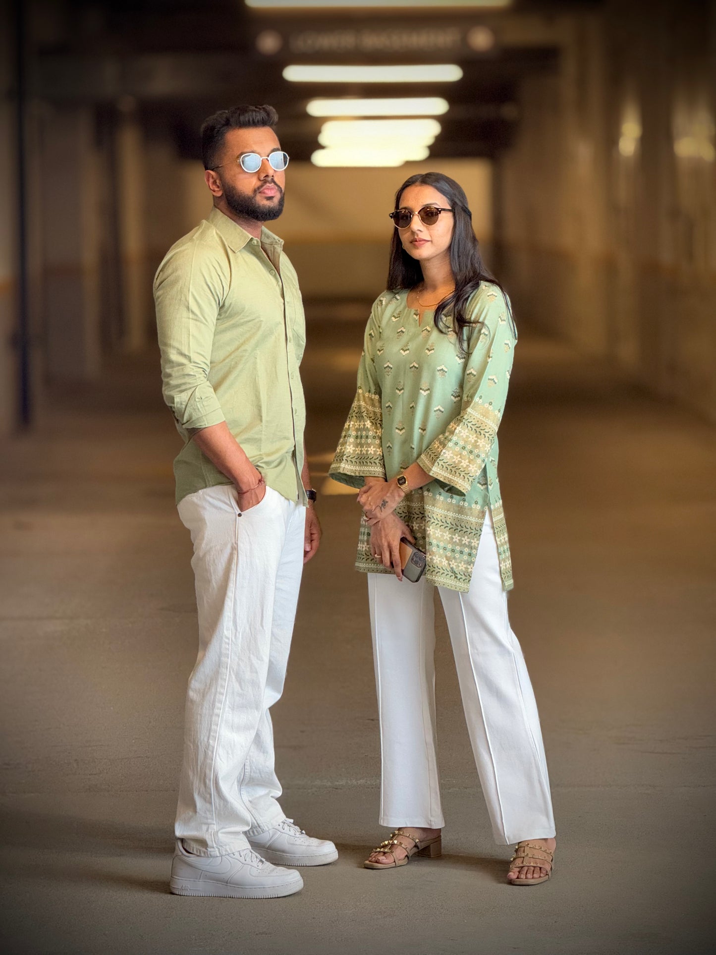 #MBA1906 Pistachio short Kurti