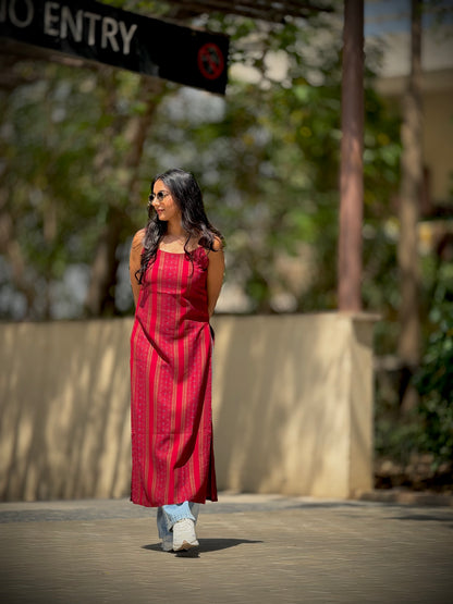 #MBA1914 Nazm Collection- Maroon Kurti