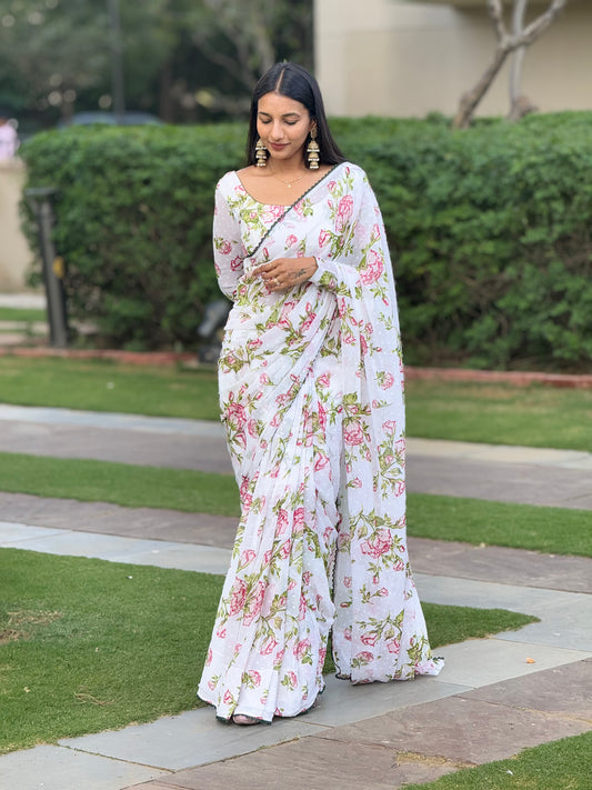 #MBA2102 NOOR 1 min saree and blouse