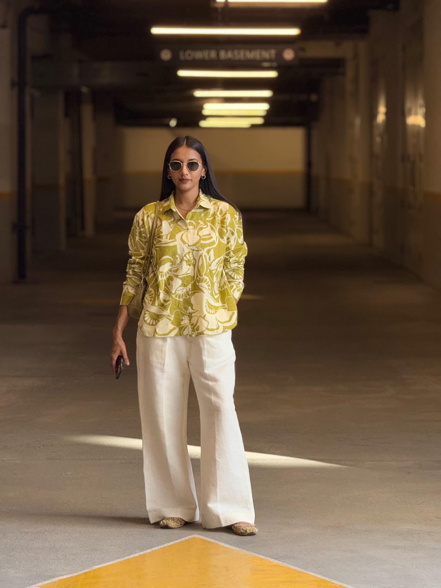 #MBA1929 Linen pants- off white