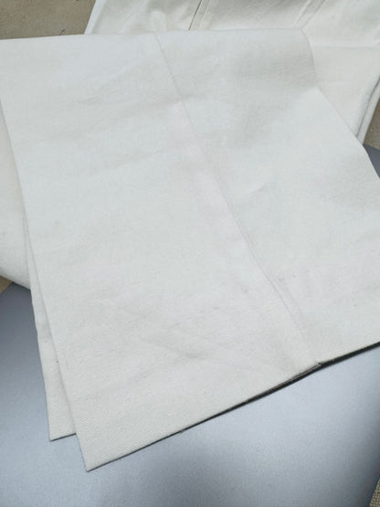 #MBA1932 Premium Cotton straight pants- white