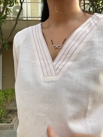 #MBA1669 Cotton flex coord set- Baby peach