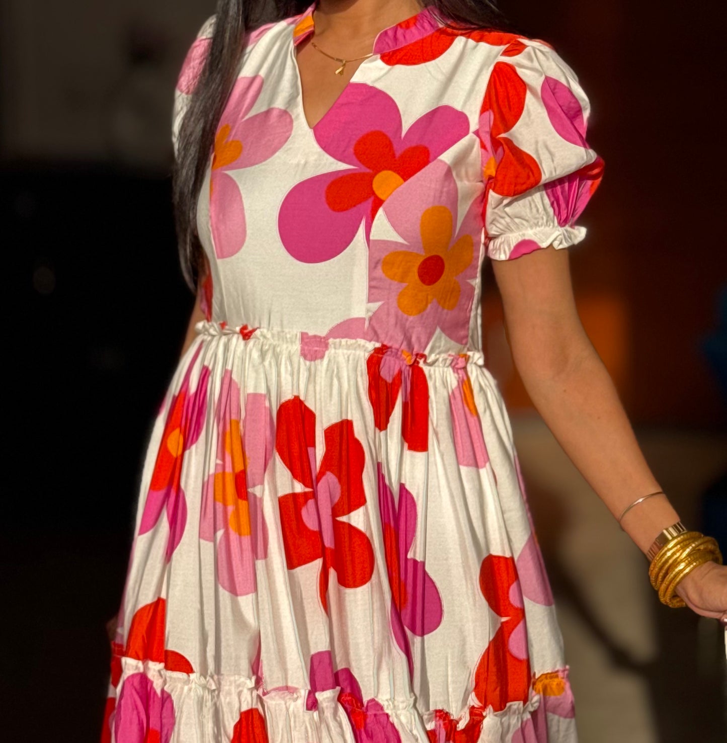 #MBA1962 Blossom poppy dress