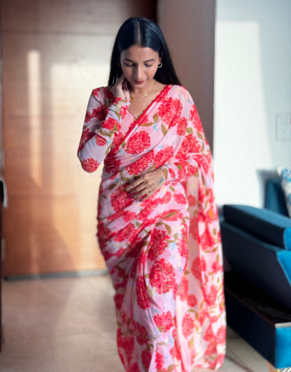 #MBA1961 Gulbahar 1 min saree and blouse