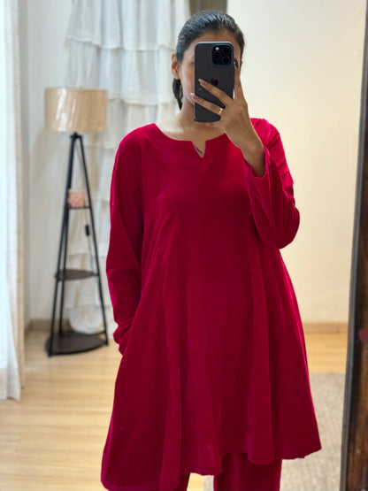 #MBA1702 Velvet co-ord set