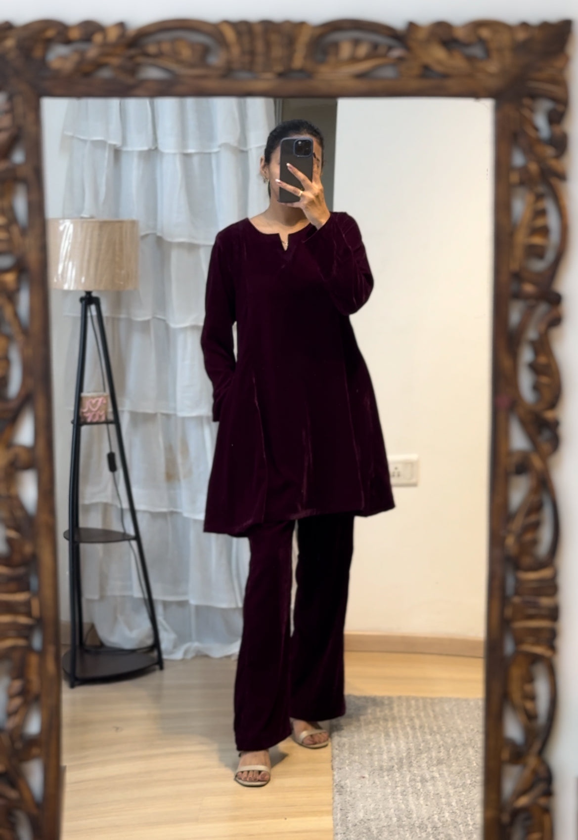 #MBA1702 Velvet co-ord set