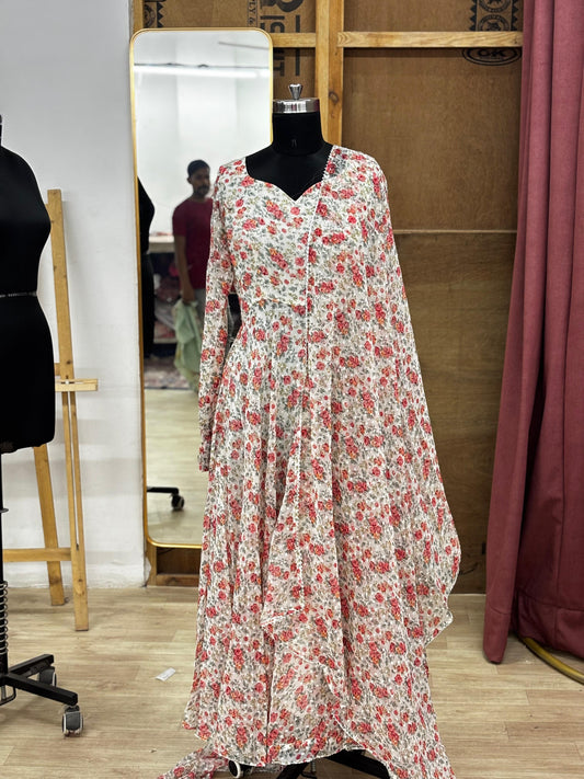 anarkali with dupatta