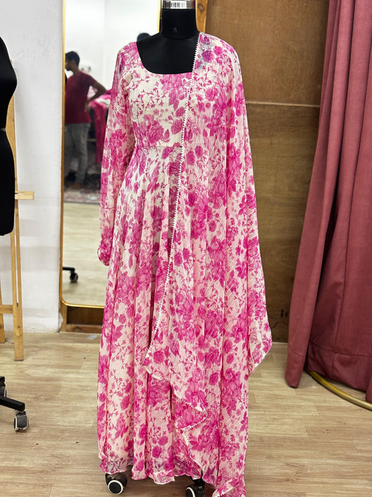 anarkali with dupatta