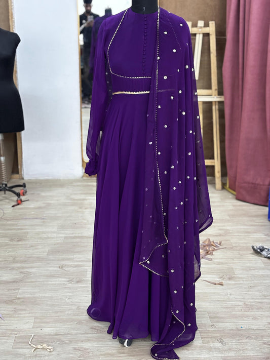 anarkali and dupatta