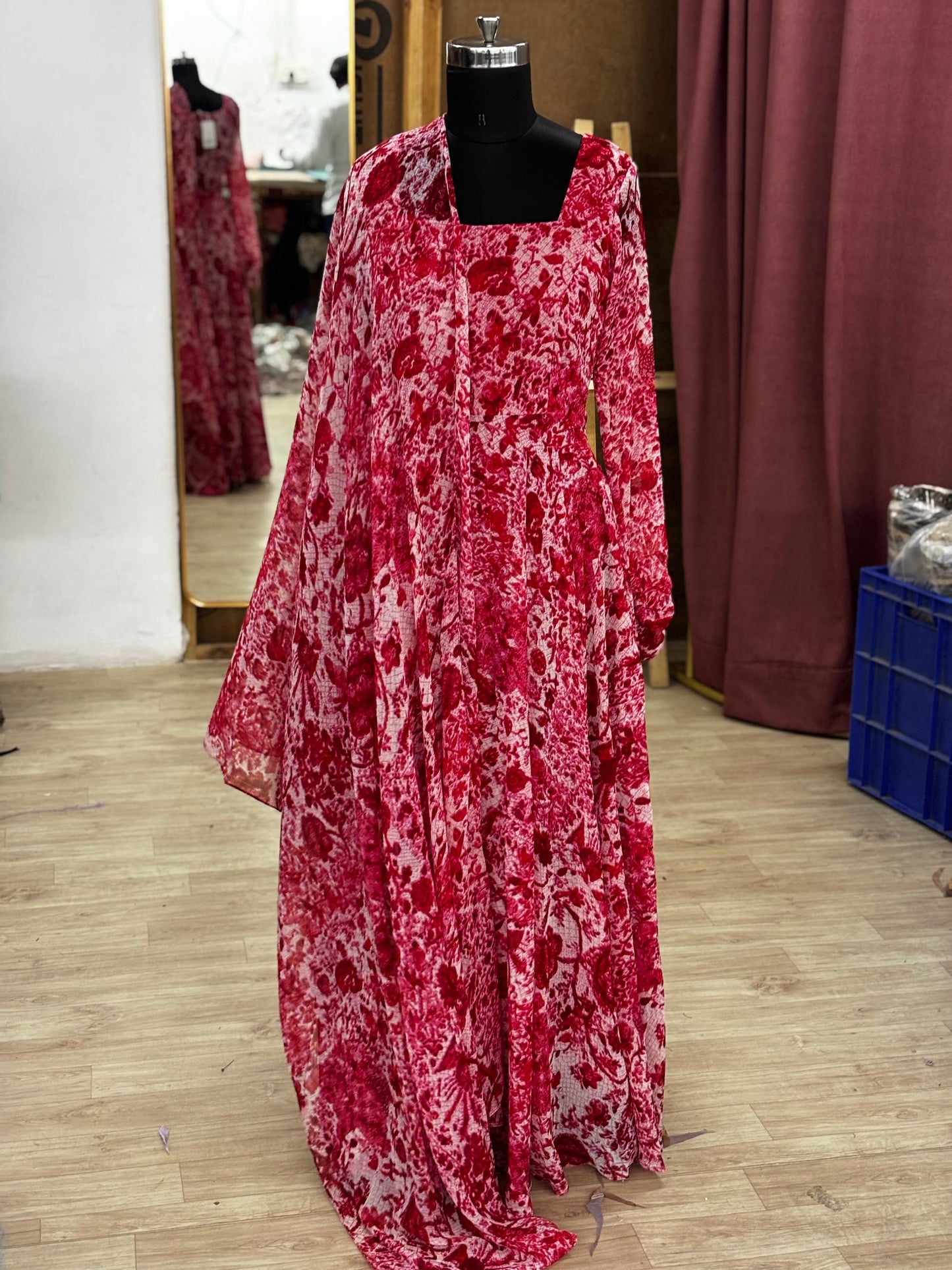 anarkali and dupatta